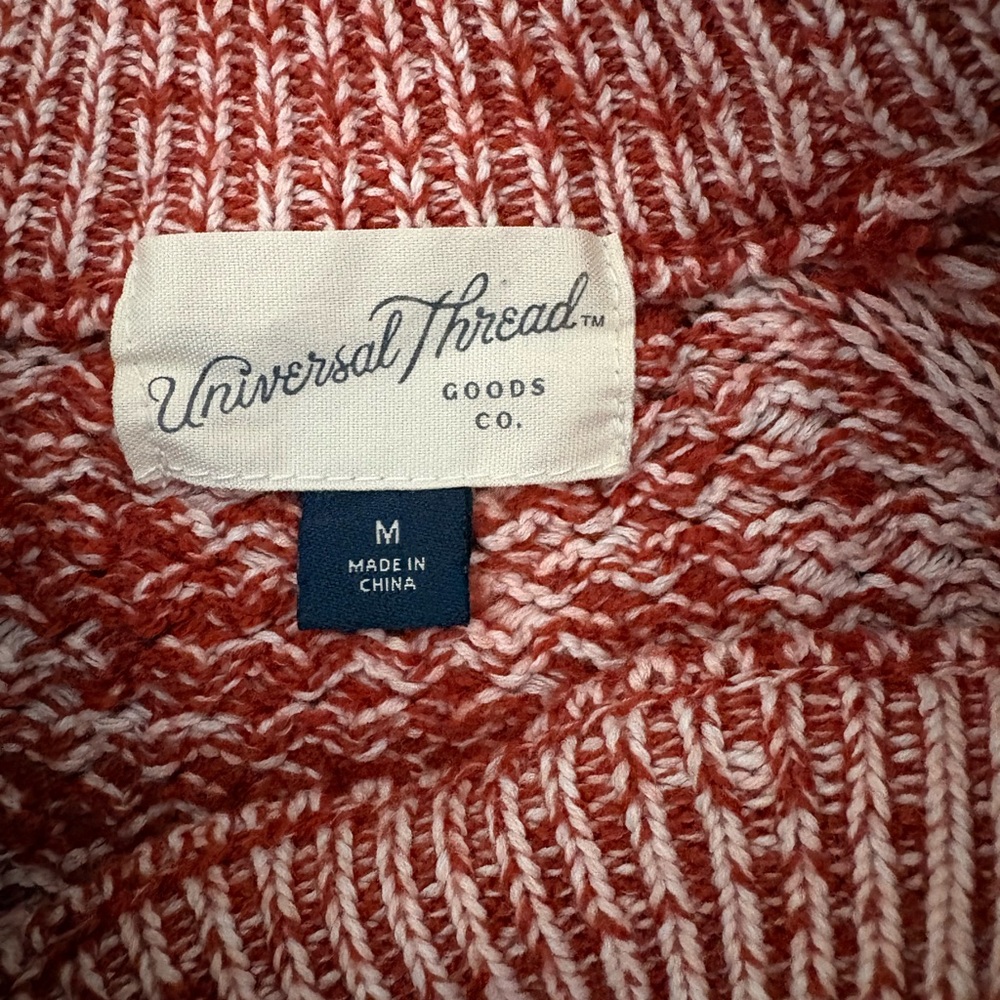 Universal Thread Marled Red And White Sweater - image 2